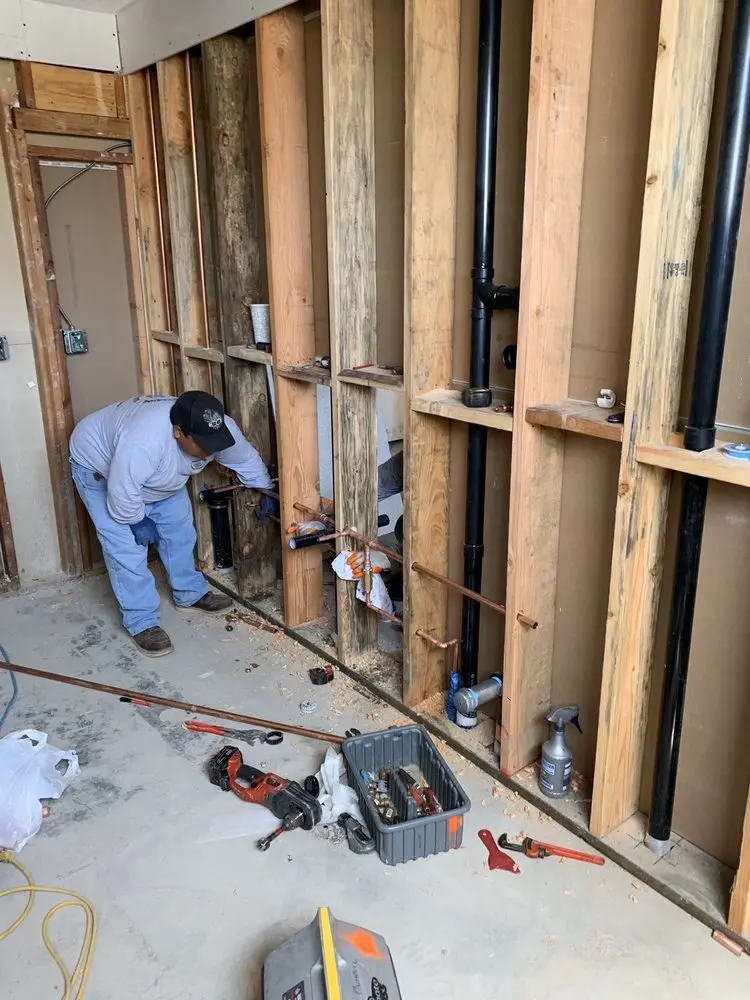 Commercial rough-in plumbing for Water Heater Replacement in North Long Branch
